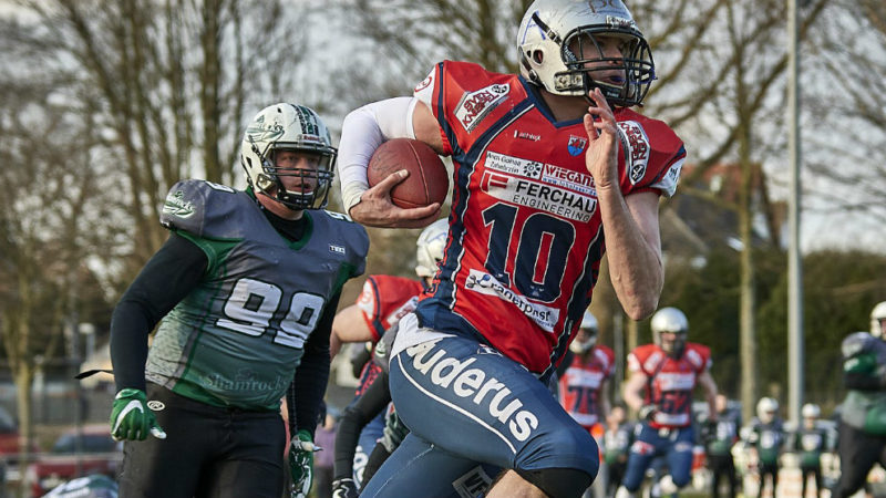 Tom Schröder erzielt zwei Touchdowns